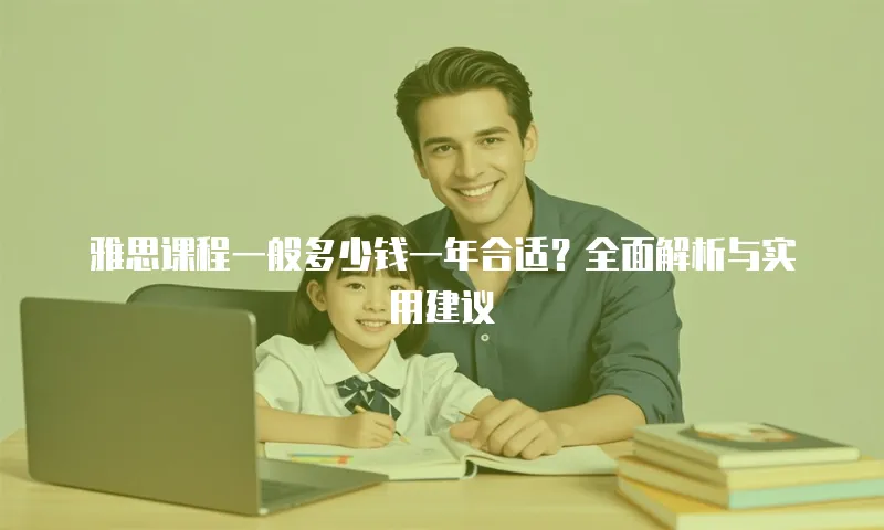 雅思课程一般多少钱一年合适？全面解析与实用建议