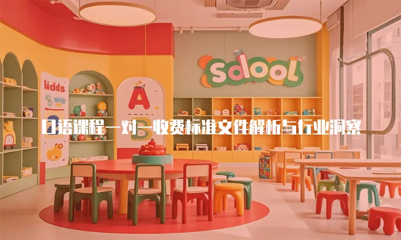 口语课程一对一收费标准文件解析与行业洞察