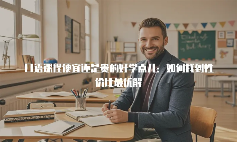 口语课程便宜还是贵的好学点儿：如何找到性价比最优解