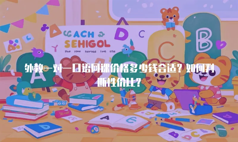 外教一对一口语网课价格多少钱合适？如何判断性价比？