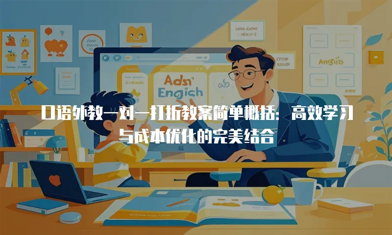 口语外教一对一打折教案简单概括：高效学习与成本优化的完美结合