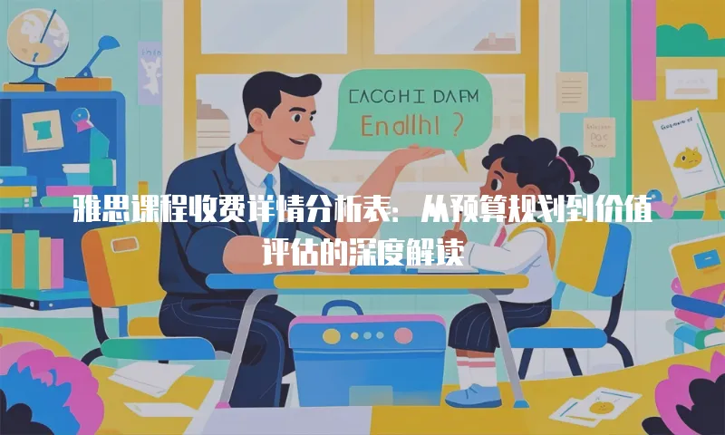 雅思课程收费详情分析表：从预算规划到价值评估的深度解读