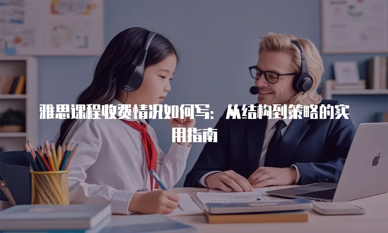 雅思课程收费情况如何写：从结构到策略的实用指南