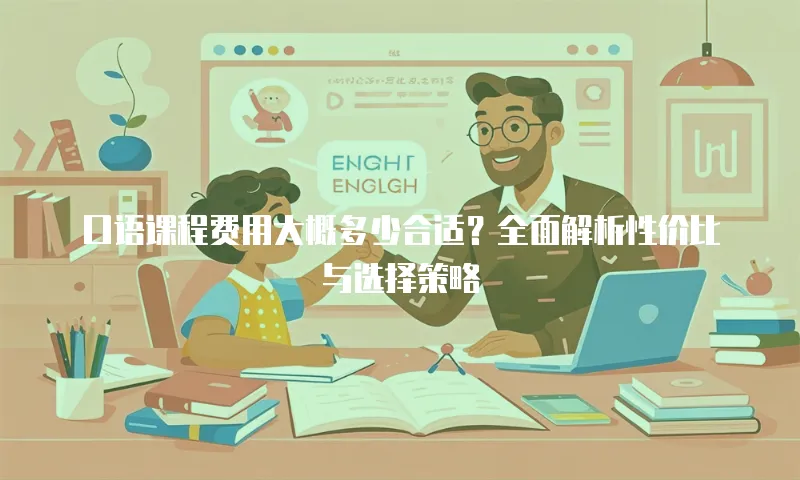 口语课程费用大概多少合适？全面解析性价比与选择策略