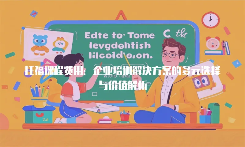托福课程费用：企业培训解决方案的多元选择与价值解析