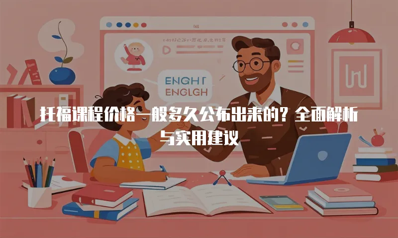 托福课程价格一般多久公布出来的？全面解析与实用建议