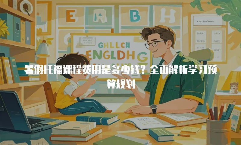 暑假托福课程费用是多少钱？全面解析学习预算规划