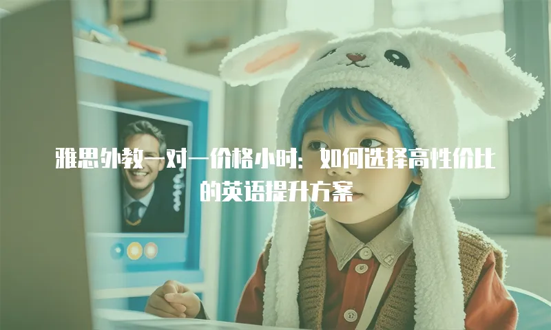 雅思外教一对一价格小时：如何选择高性价比的英语提升方案