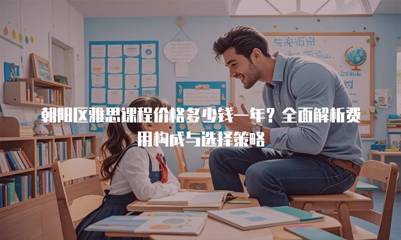 朝阳区雅思课程价格多少钱一年？全面解析费用构成与选择策略
