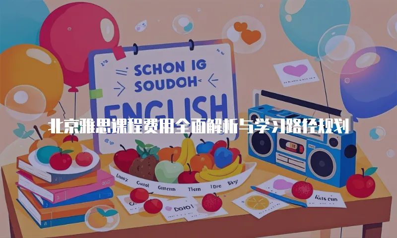 北京雅思课程费用全面解析与学习路径规划