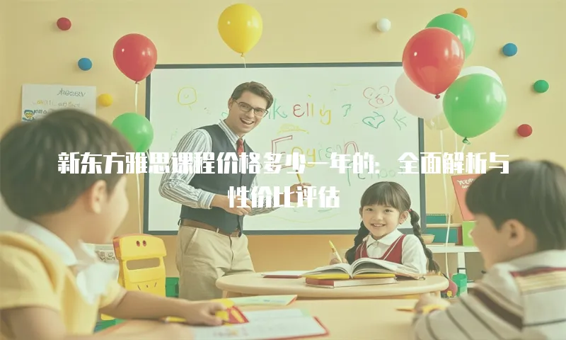 新东方雅思课程价格多少一年的：全面解析与性价比评估