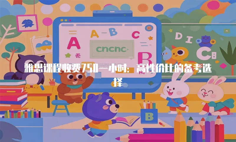 雅思课程收费750一小时：高性价比的备考选择