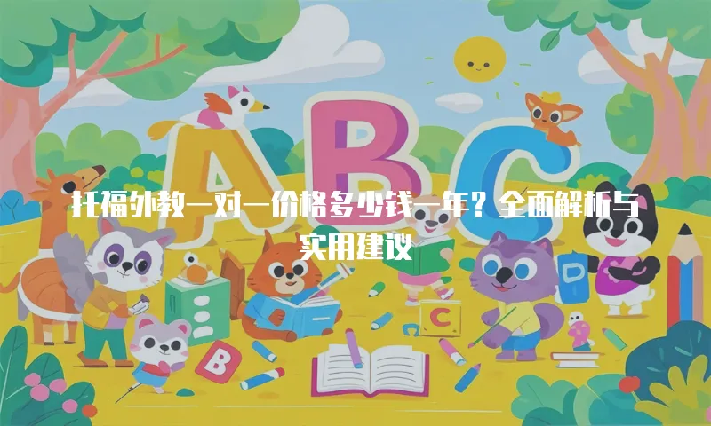 托福外教一对一价格多少钱一年？全面解析与实用建议