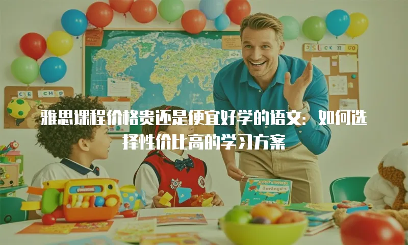 雅思课程价格贵还是便宜好学的语文：如何选择性价比高的学习方案