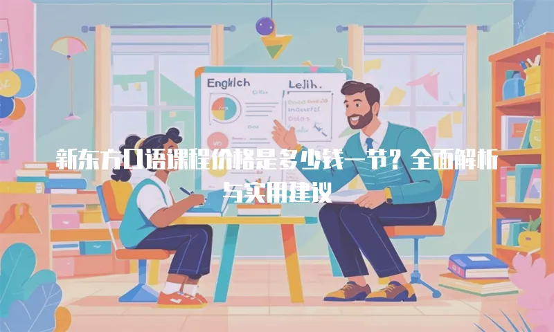 新东方口语课程价格是多少钱一节？全面解析与实用建议