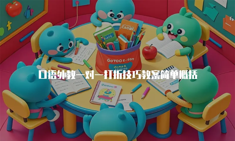 口语外教一对一打折技巧教案简单概括