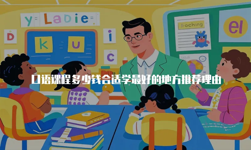 口语课程多少钱合适学最好的地方推荐理由