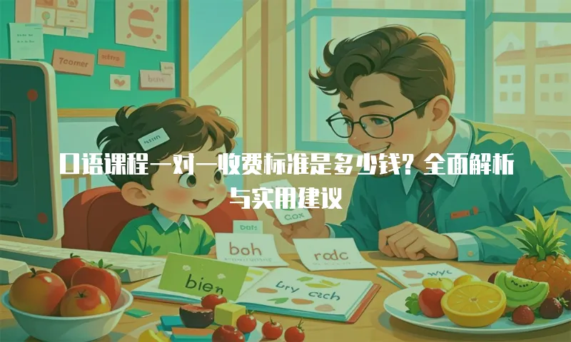 口语课程一对一收费标准是多少钱？全面解析与实用建议