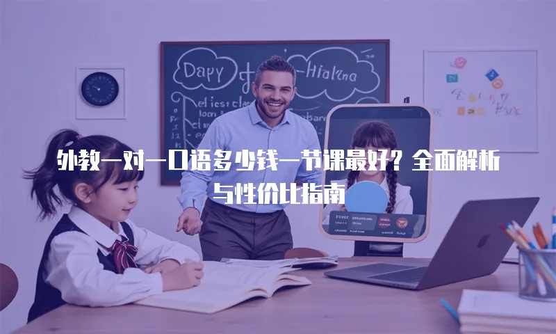 外教一对一口语多少钱一节课最好？全面解析与性价比指南