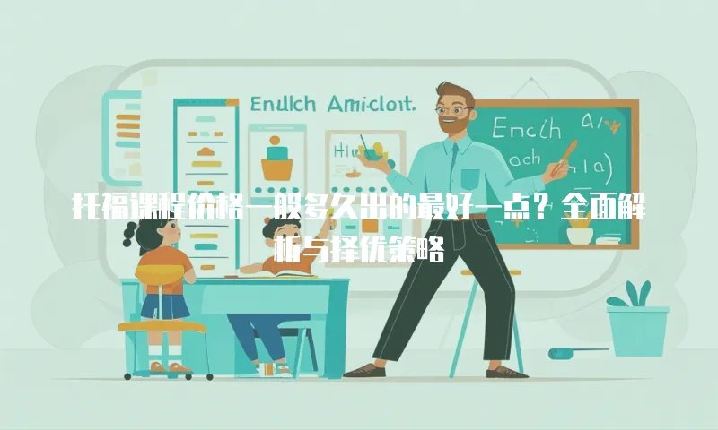 托福课程价格一般多久出的最好一点？全面解析与择优策略