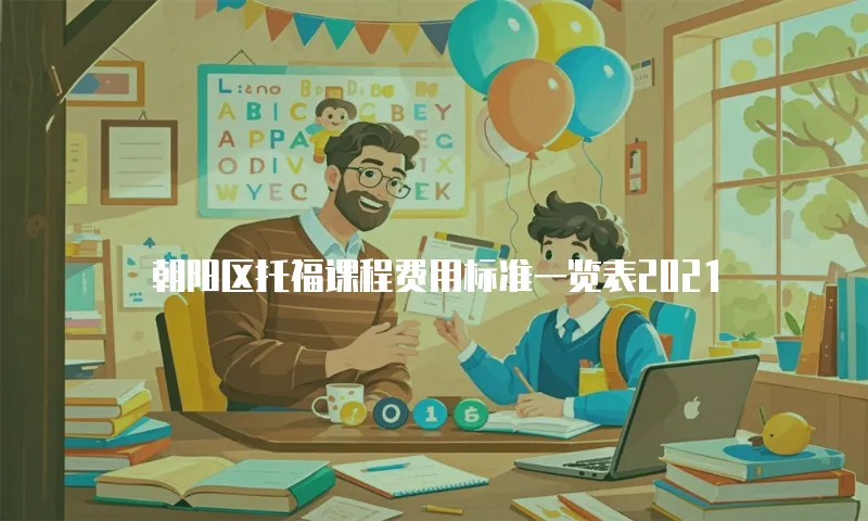 朝阳区托福课程费用标准一览表2021