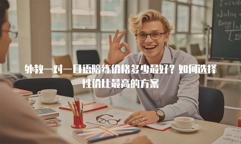 外教一对一口语陪练价格多少最好？如何选择性价比最高的方案