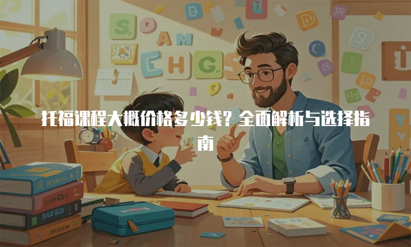 托福课程大概价格多少钱？全面解析与选择指南
