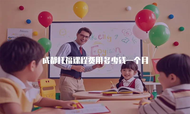 成都托福课程费用多少钱一个月