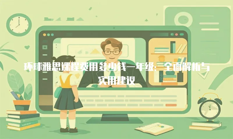 环球雅思课程费用多少钱一年级：全面解析与实用建议