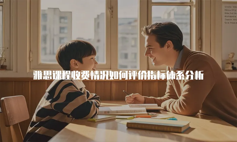 雅思课程收费情况如何评价指标体系分析