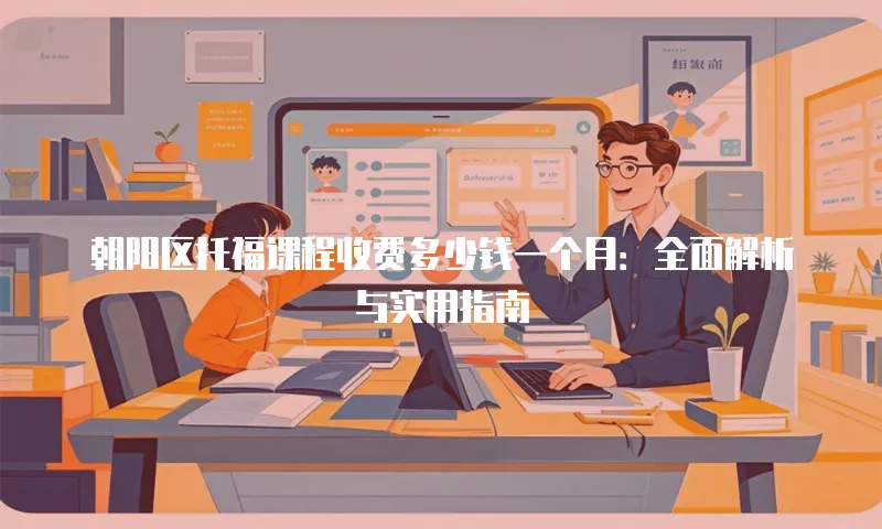 朝阳区托福课程收费多少钱一个月：全面解析与实用指南