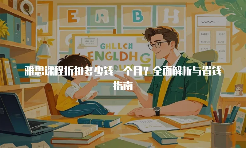 雅思课程折扣多少钱一个月？全面解析与省钱指南