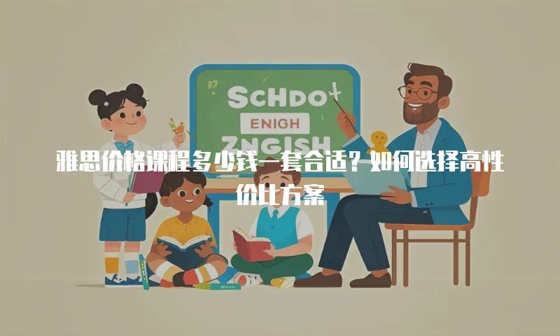 雅思价格课程多少钱一套合适？如何选择高性价比方案