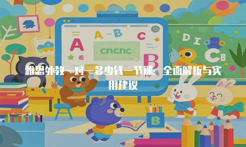 雅思外教一对一多少钱一节课：全面解析与实用建议