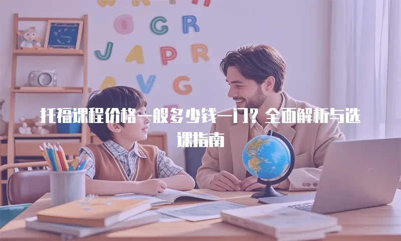 托福课程价格一般多少钱一门？全面解析与选课指南