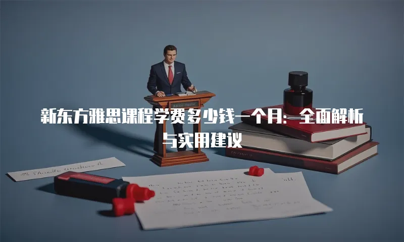 新东方雅思课程学费多少钱一个月：全面解析与实用建议