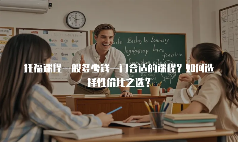 托福课程一般多少钱一门合适的课程？如何选择性价比之选？