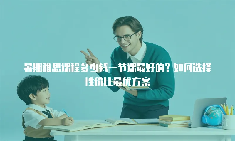 暑期雅思课程多少钱一节课最好的？如何选择性价比最优方案