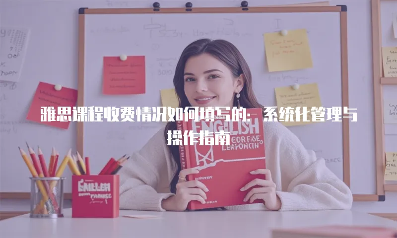 雅思课程收费情况如何填写的：系统化管理与操作指南