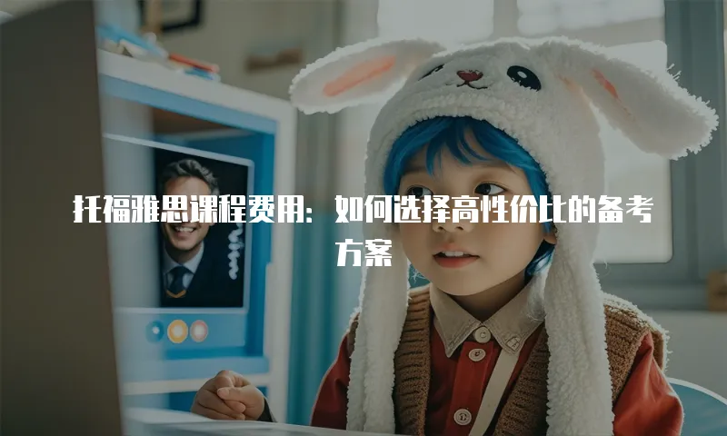 托福雅思课程费用：如何选择高性价比的备考方案