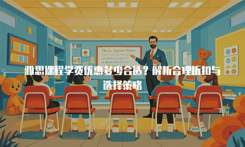雅思课程学费优惠多少合适？解析合理折扣与选择策略