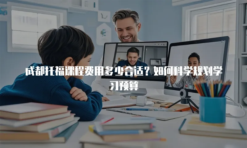 成都托福课程费用多少合适？如何科学规划学习预算