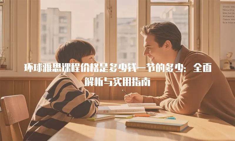环球雅思课程价格是多少钱一节的多少：全面解析与实用指南