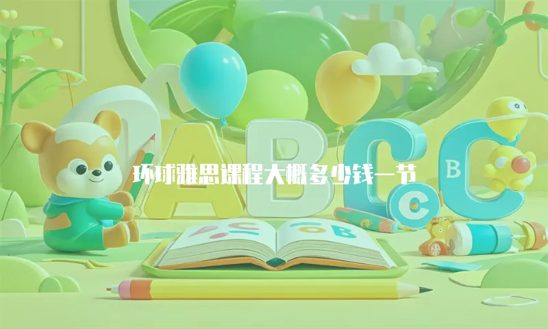 环球雅思课程大概多少钱一节