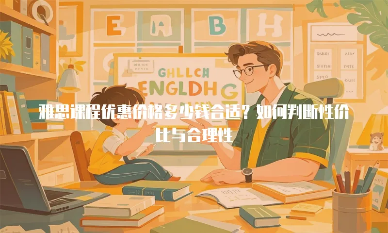 雅思课程优惠价格多少钱合适？如何判断性价比与合理性