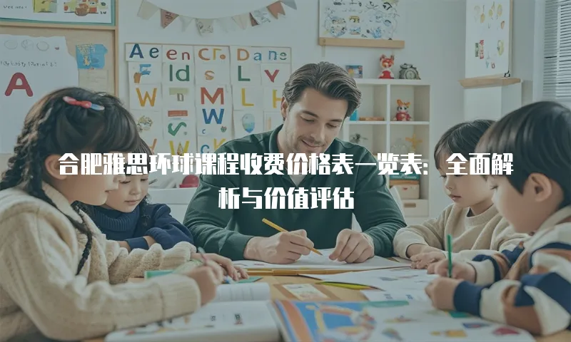 合肥雅思环球课程收费价格表一览表：全面解析与价值评估