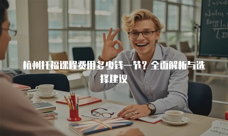 杭州托福课程费用多少钱一节？全面解析与选择建议