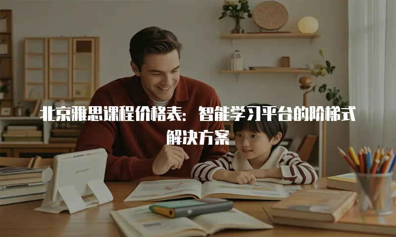 北京雅思课程价格表：智能学习平台的阶梯式解决方案