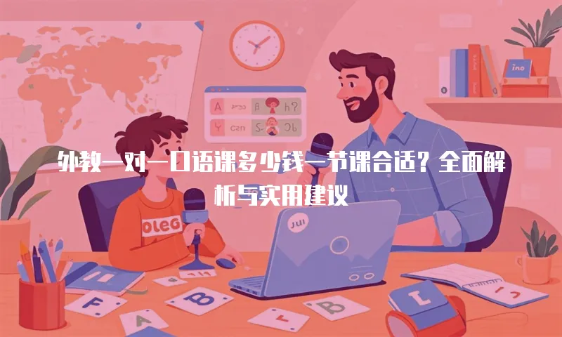 外教一对一口语课多少钱一节课合适？全面解析与实用建议