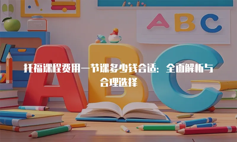 托福课程费用一节课多少钱合适：全面解析与合理选择